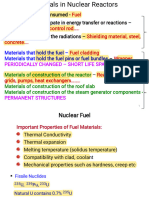 Reactor materials
