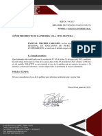 Solicito Informe Oral