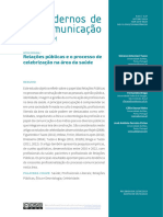 Relações Públicas e o Processo de Celebrização Na Área Da Saúde