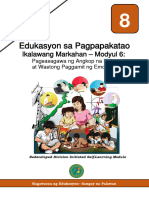 Redeveloped Division Initiated Self-Learning Module: Kagawaran NG Edukasyon - Sangay Na Palawan