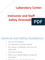 Laboratory Safety Orientation