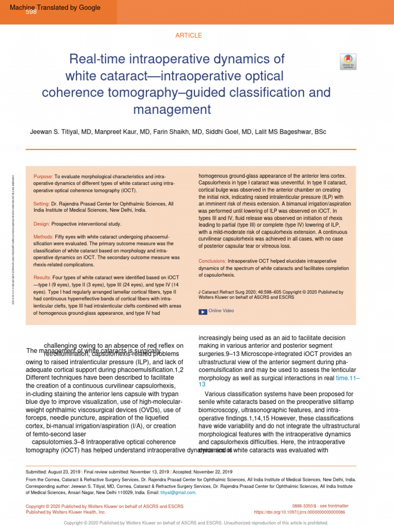 J Jcrs 0000000000000086-2 | PDF | Cataract | Ophthalmology