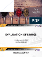 Evaluation of Drugs