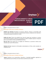 1.2.3. Gerenciamento e Prevenção de Área de Riscos - Análise e Avaliação de Riscos - Parte 3