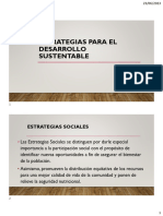 Estrategias para El Desarrollo Sustentable