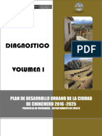 Diagnostico Volumen I Plan de Desarrollo Urbano de La Ciudad de Chinchero Provincia de Urubamba - Departamento de Cusco