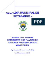 Manual Del Sistema Retributivo y de Fijación de Salarios para Empleados Municipales. Con Reforma Feb 2019