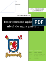 Guía Informe Experiencia de Laboratorio 6 Instrumentación de Procesos II - PID I