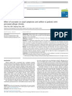 Effect of Curcumin on Nasal Symptoms and Airflow in Patients With Perennial Allergic Rhinitis