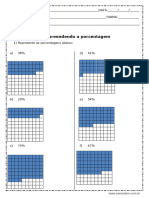 Atividade de Matematica Compreendendo A Porcentagem 3 Ou 4 Ano Com Respostas