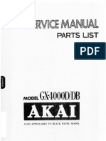 Servicemanual Akai GX4000D