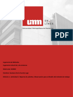 Módulo 1. Actividad 2. Reporte de Práctica. Observación para El Diseño Del Método de Trabajo