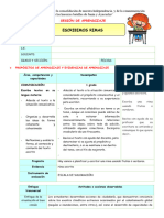 1º U2 S1 Sesion D3 Com Escribimos Rimas Maestras de Primaria Del Peru