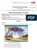 Examen CC Tierra y Medioambiente Autonoma Madrid Mayores 25 2014 Enunciado