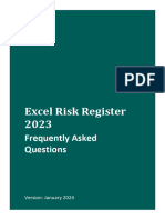 Faq Excel Risk Register 2023