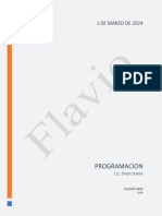 Programacion: 1 de Marzo de 2024