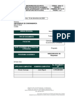 Formulación Del Plan Estratégico para La Empresa Gimnasio Infinity Gym