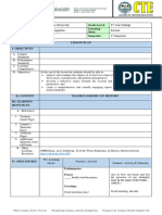 Lesson Plan- Major Pandemic in history 