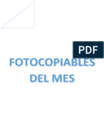 Fotocopiables Del Mes Abril