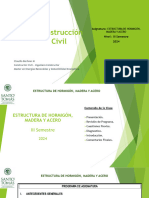 Clase 1 2024 Estructura de Hormigon Acero y Madera