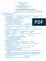 Pdfcoffee.com 2nd Quarter Exam Eapp 5 PDF Free