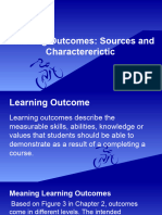 Learning Outcomes A