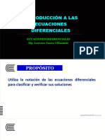 SEM 1-S2-Introducción A Las Ecuaciones Diferenciales