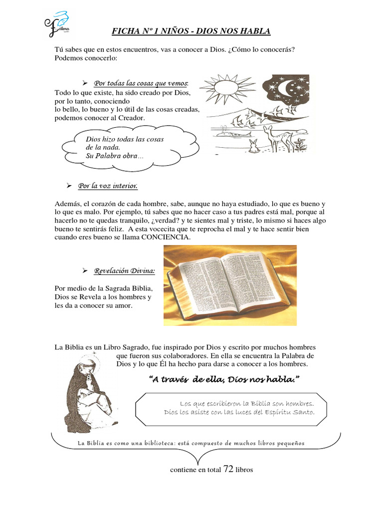 Dios Nos Habla a Través de la Biblia | PDF | Biblia | Dios