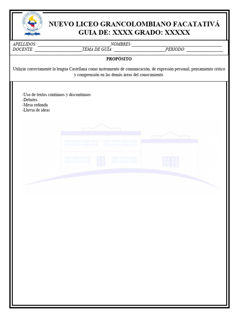 Formato Guias Pdf Maestros Comprensión Lectora