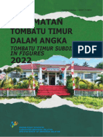 Kecamatan Tombatu Timur Dalam Angka 2022