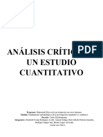 Analisis de Estudio Cuantitativo