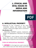 Legal, Ethical and Societal Issues in Media