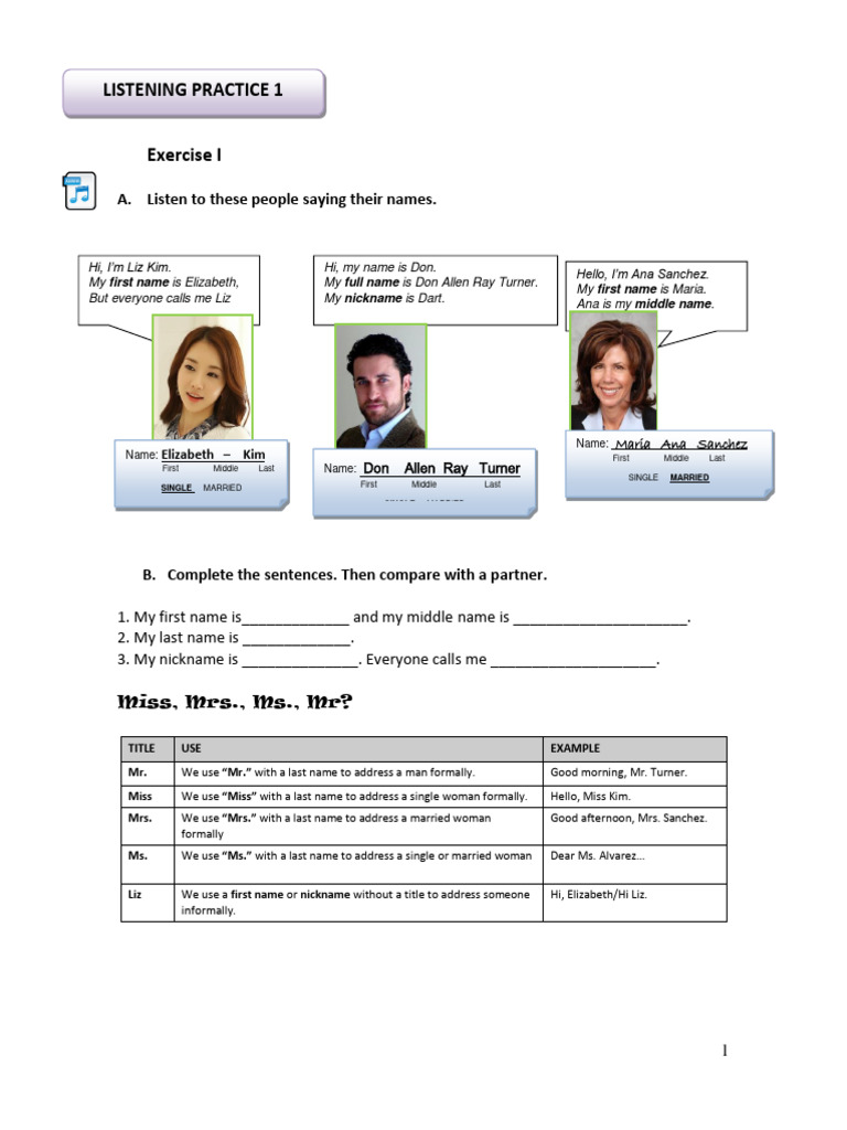 7 Listening Practice 1 Pdf