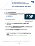 Instrucciones para DESAFILIACIÓN DEL SINAE AFINES-1