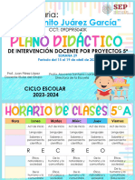 5° SEM29 CRONOGRAMA PLANEACIÓN DOCENTE DARUKEL 23-24