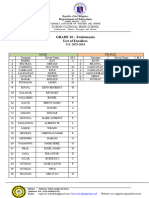 Eudaimonia List of Students 2023 2024