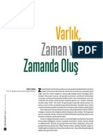 Varlik Zaman Ve Zamanda Olus Omer Turker