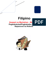 Filipino9 - Q4 - Mod4 Pagkakatulad o Pagkakaiba Sa Napanood Na Telenobela - v4