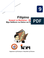 Filipino9 - Q4 - Mod6 Pagtatala NG Mga Nalikom Na Datos Sa Pananaliksik - v4