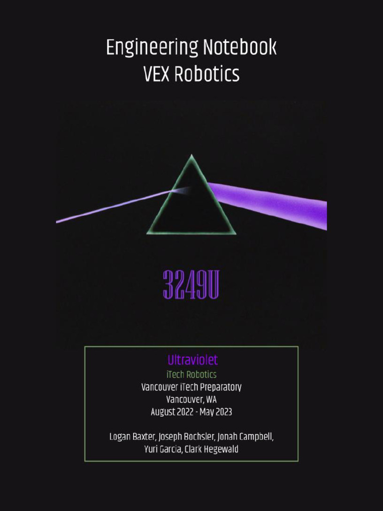 VEX Robotics Engineering Notebook Guide | PDF | Mentorship | Robotics
