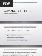 Summative Test 1 Mil