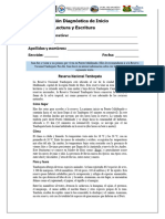 Evaluación Diagnóstica de Inicio 1