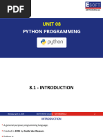 DiTEC Unit 08 - Python Programming