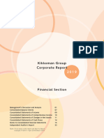Kikkoman Group Corporate Report: Financial Section