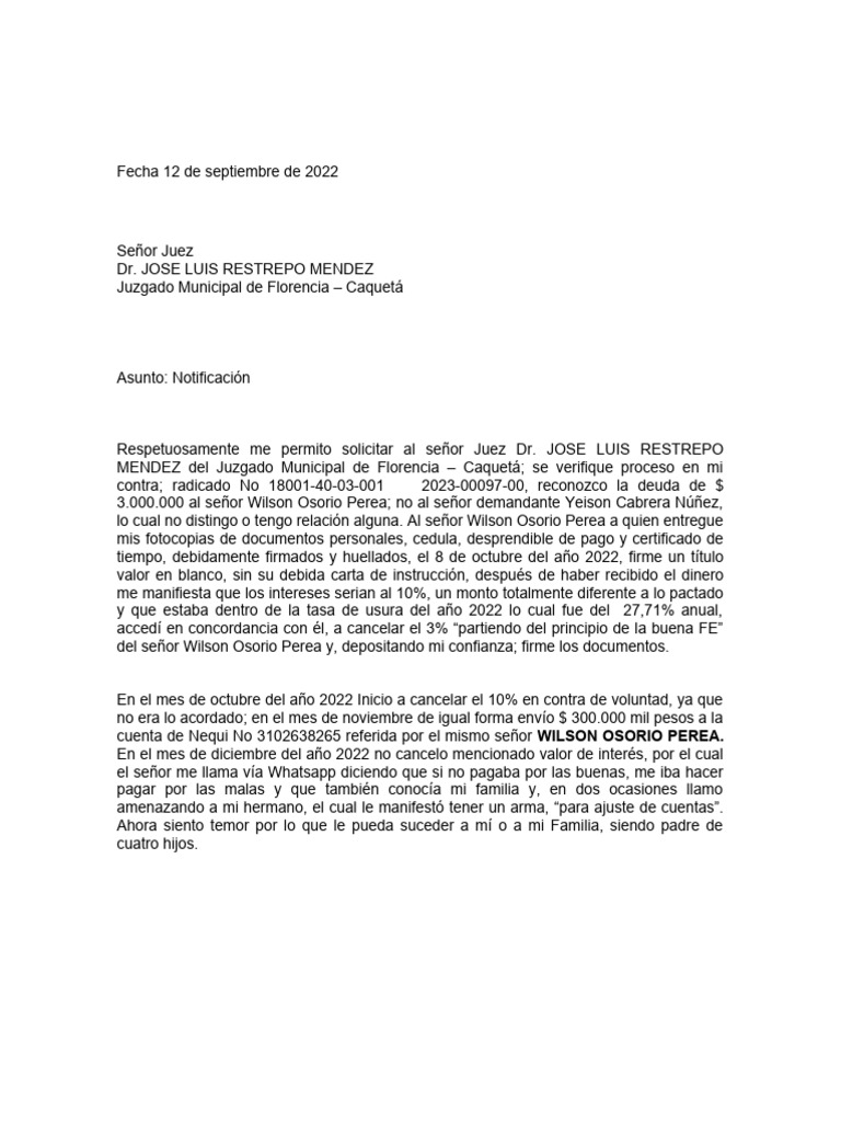 Solicitud de verificación de deuda | PDF | Derecho