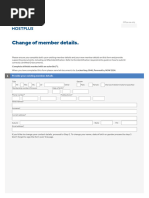 CBUS - Change of Details Form | PDF | Identity Document | Legal Documents