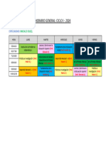 Horario de Inicial