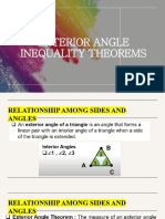 Exterior Angle Inequality Theorems