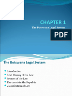 chapter 1 botswana Legal system ,