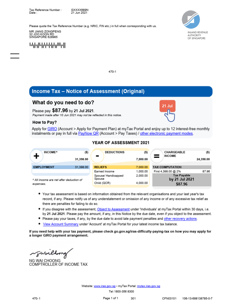 Noa-Iit Ob25202106140521020nz | PDF | Taxes | Income Tax